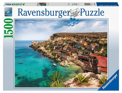 Puzzle 1500 pz Popeye village, Malta Ravensburger