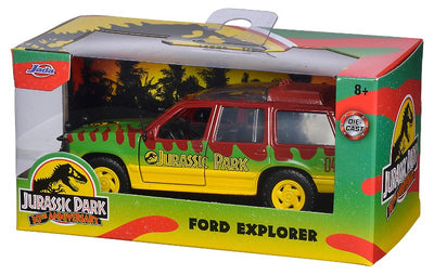 Jurassic World 1993 Ford Explorer in scala 1:32 die-cast Simba