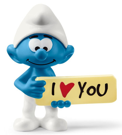 PUFFO I LOVE YOU (SERIE SMURFS PUFFI - PRICE UNIT red)