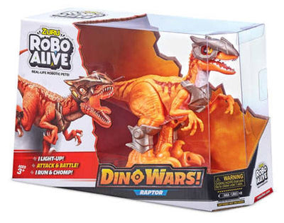 ROBO ALIVE Dino Wars - S1, Raptor, Bulk Zuru