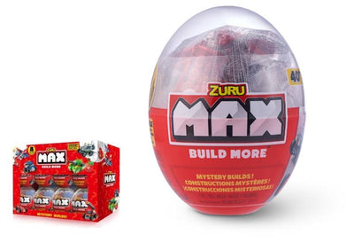 MAX BUILD MORE Egg Capsule(40+ Bricks),16pcs/PDQ Zuru