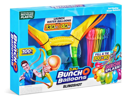 3 Neon Bunch O Balloons con Fionda (Plastica Riciclata) Zuru