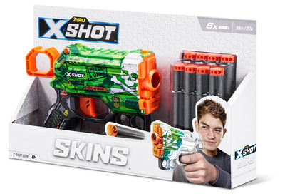 X-SHOT Skins Menace(8 Darts) Open Box,Bulk Zuru