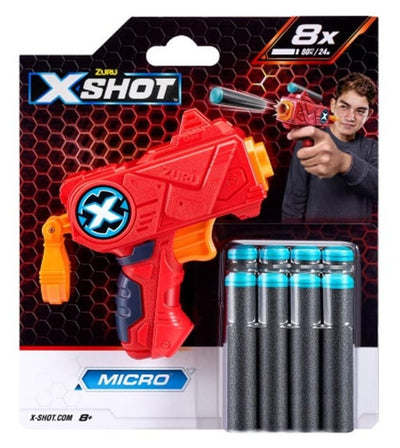 X-SHOT Micro Color Card,12pcs/PDQ Zuru