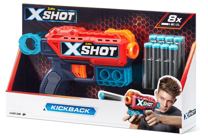 X-SHOT Kickback(8Darts) Zuru