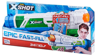 X-SHOT WATER Fast Fill Blaster Large Open Box,Bulk Zuru