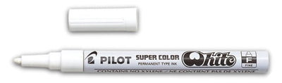 marcatore punta fine colore bianco Pilot