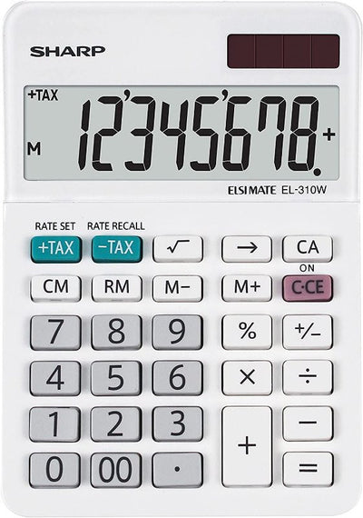 calcolatrice 8 cifre colore bianco Sharp (Calcolatrici)