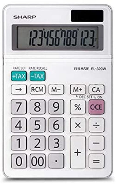calcolatrice 12 cifre colore bianco Sharp (Calcolatrici)