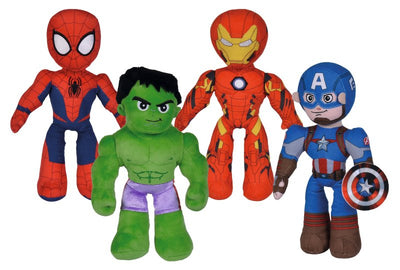 Personaggi posable body cm.25 - 4 asst (Capitan America, Iron Man, Spider Man, Hulk) Simba