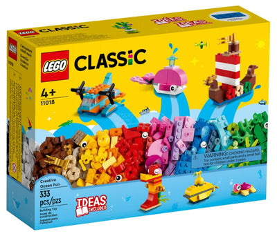 Divertimento creativo sull'oceano Lego