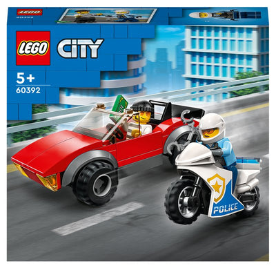 Inseguimento sulla moto della polizia Lego