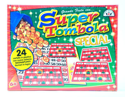 SUPER TOMBOLA SPECIAL 24 CARTELLE CON FINESTRELLA Marca-Stella