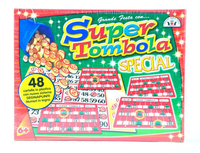 SUPER TOMBOLA SPECIAL 48 CARTELLE CON FINESTRELLA
