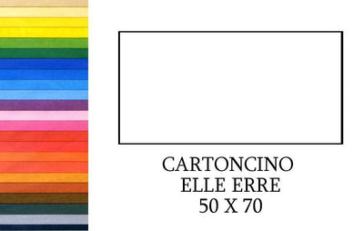 ELLE-ERRE 70x50 BIANCO (20FF) 220G/M2 Cartoncino da Disegno Fedrigoni Spa (Fabriano)