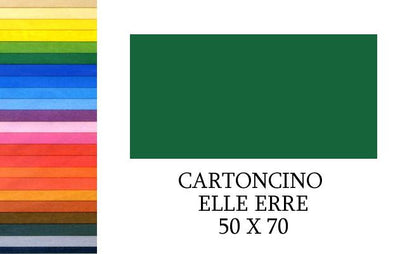 ELLE-ERRE 70x50 VERDE (20FF) 220G/M2 Cartoncino da Disegno Fedrigoni Spa (Fabriano)