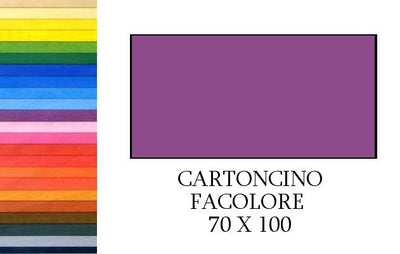 FACOLORE 70x100 VIOLA (10FF) 200G/M2 Cartoncino Colorato Fedrigoni Spa (Fabriano)