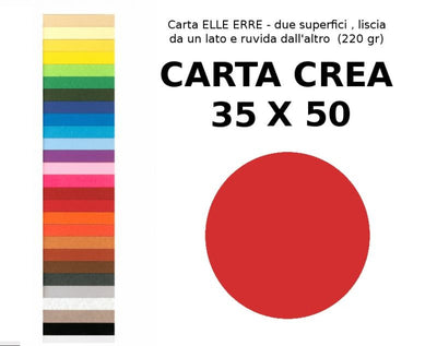 CARTACREA 35x50 ROSSO (10FF) 220G/M2 Fedrigoni Spa (Fabriano)