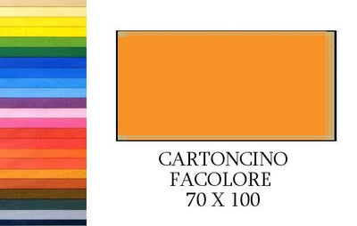 FACOLORE 70x100 GIALLO ORO (10FF) 200G/M2 Cartoncino Colorato Fedrigoni Spa (Fabriano)