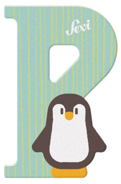 Lettera P Pinguino Trudy (&Sevi)