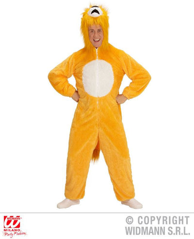 PLUSH YELLOW LION (HOODED JUMPSUIT WITH MASK) Widmann