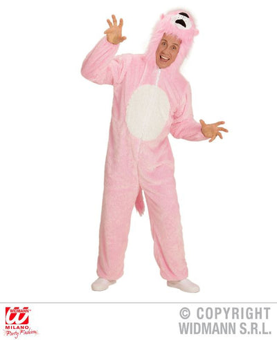 PLUSH PINK LION (HOODED JUMPSUITWITH MASK) Widmann
