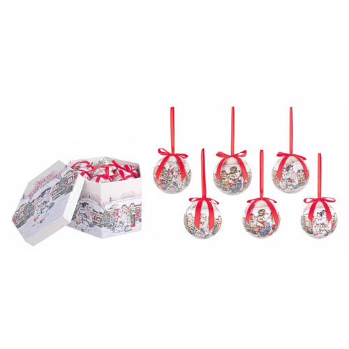 14 Palline Montiroir per albero di natale in plastica da Ø 7,5 cm con Pendaglio decorato Casa e cucina/Decorazioni per interni/Addobbi e decorazioni per ricorrenze/Decorazioni natalizie/Addobbi e decorazioni/Palle e palline MagiediNatale.it - Altamura, Commerciovirtuoso.it