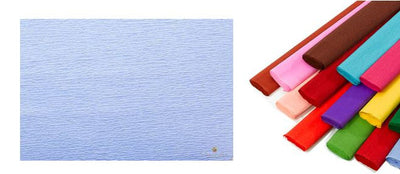 Rotolo di carta crespata 60gr colore Azzurro/Lilla - confezione da 10 pezzi Cartotecnica-Rossi