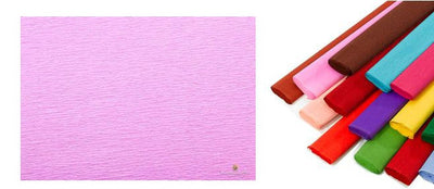 Rotolo di carta crespata 60gr colore Rosa Shocking - confezione da 10 pezzi Cartotecnica-Rossi