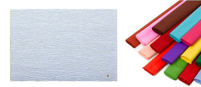 Rotolo di carta crespata 180gr colore Celeste - confezione da 5 pezzi Cartotecnica-Rossi