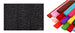 Rotolo di carta crespata 180gr colore Nero - confezione da 5 pezzi Cartotecnica-Rossi