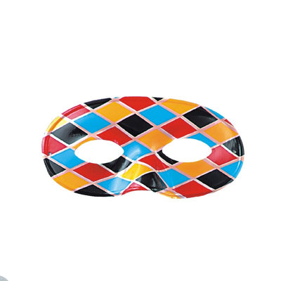 IT Domino Arlecchino in plastica con cartellino/etichetta Carnival-Toys