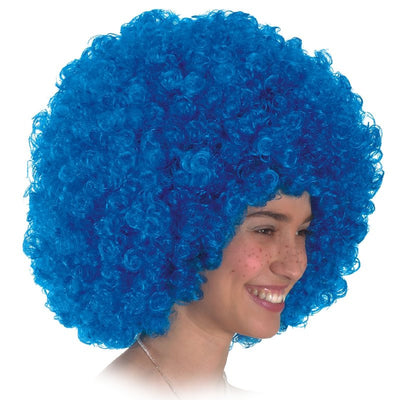 IT Parrucca ricciolona blu (gr.150 ca.)in valigetta Carnival-Toys