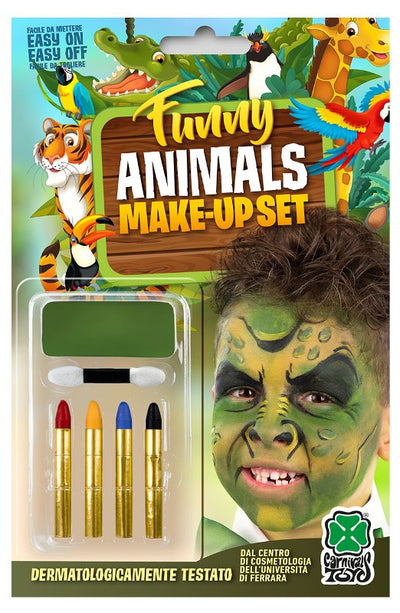 Fondotinta drago verde + 4 matite in blister Carnival-Toys