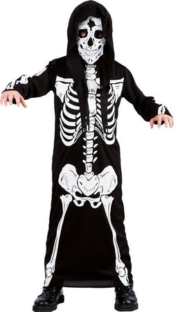 Costume tunica scheletro tg.VII in busta c/gancio