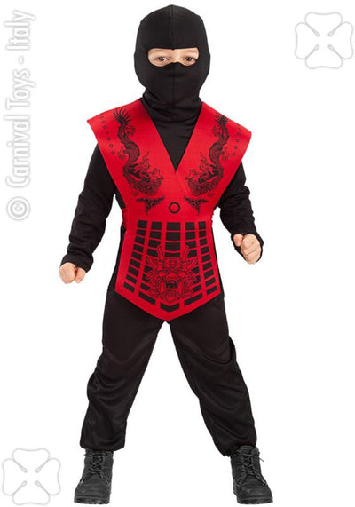 Costume ninja tg.IV in busta c/gancio Carnival-Toys
