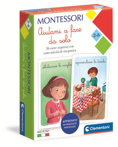 Montessori - Carte Aiutami a fare da solo Clementoni