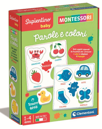 Montessori Baby Parole e Colori Clementoni