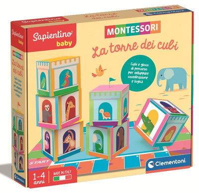 Montessori Baby La Torre dei Cubi Clementoni