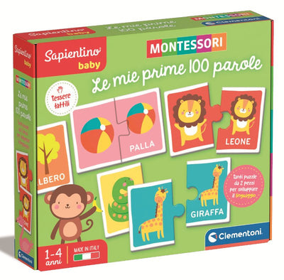 Montessori Baby Prime 100 parole Clementoni