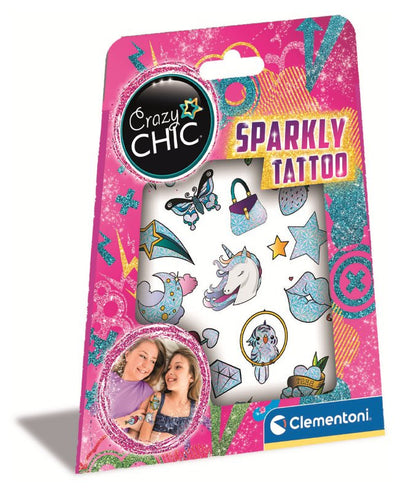 Crazy Chic - Sparkly tattoo Clementoni