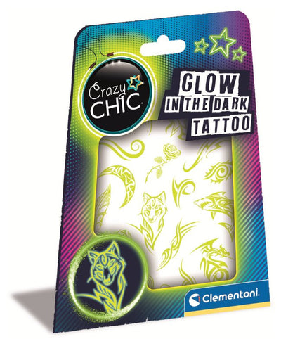 Crazy Chic - Glow in the Dark tattoo Clementoni