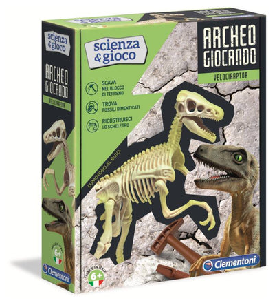 Archeogiocando - Velociraptor Clementoni