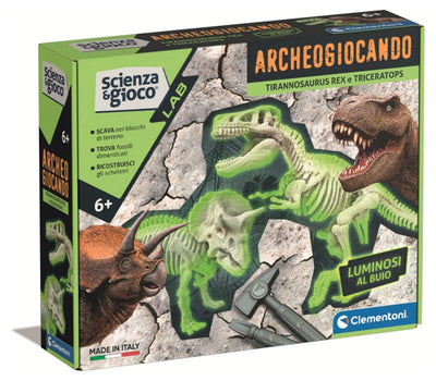 Archeogiocando - T-Rex & Triceratopo Clementoni