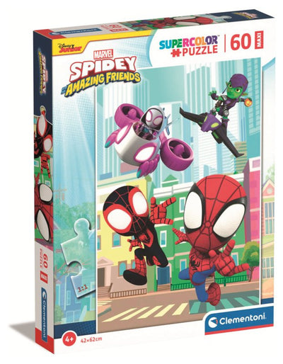 PUZZLE 60 Maxi Spidey and friends Clementoni