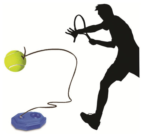 TRAINING BALL TENNIS - pallina, corda elastica e zavorra Mandelli (Ex Sportimport)