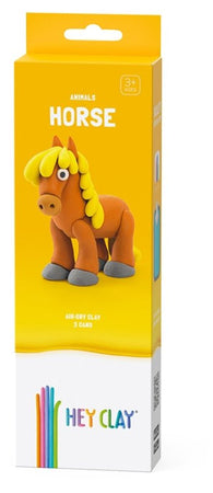 SMALL SET - cavallo Argilla da Modellare per Bambini in confezione piccola da 1 soggetto con 3 colori. Set personaggio di fantasia Mandelli (Ex Sportimport)