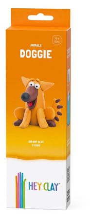 SMALL SET - cane Argilla da Modellare per Bambini in confezione piccola da 1 soggetto con 3 colori. Set personaggio di fantasia Mandelli (Ex Sportimport)