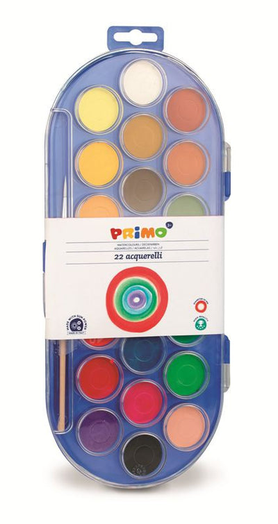 22 pastiglie acquerello in scatola di plastica Morocolor