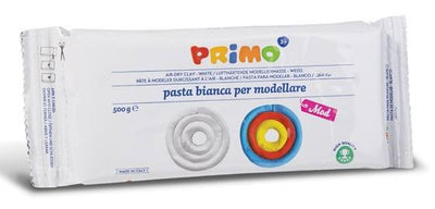 panetto 500g di pasta da modellare bianca Morocolor
